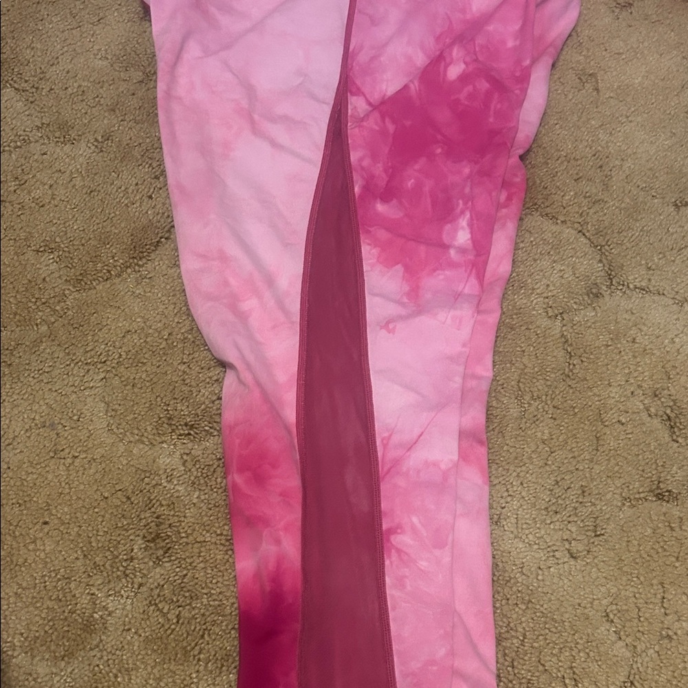 Fuchsia Hendrix Mesh Light n Tight Hi-Rise Capri 20" (14-16) - Picture 2 of 3